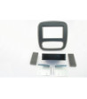 2-DIN Radioramme Opel/Renault/Nissan Ramme. Sort