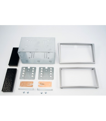 2-DIN Ramme Opel Zafira 2005 Sølv