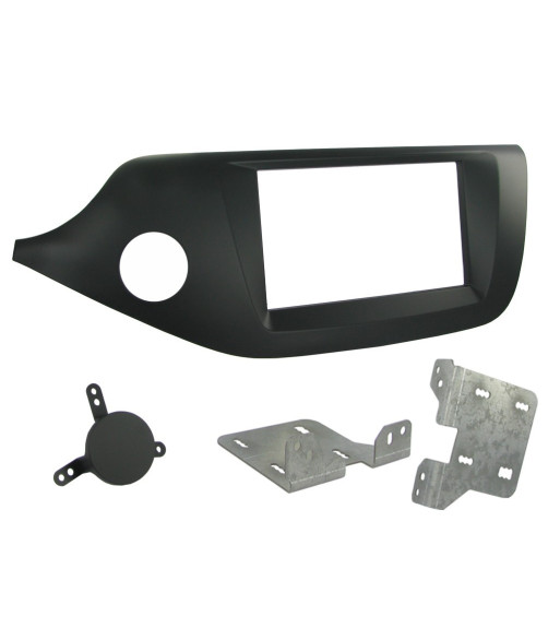 2-DIN Radioramme Kia Ceed 2012 - Mat Sort