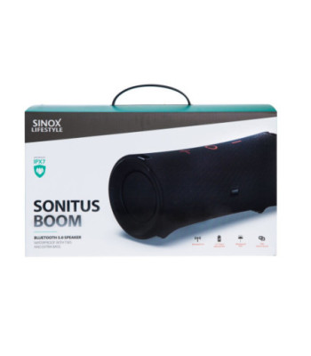 Sinox Sonitus Boom højttaler. Sort