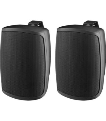 MONACOR 100V højttalersæt sort - WALL-08T/SW