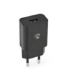Nedis 230V USB oplader - 2.4A/12W - Sort