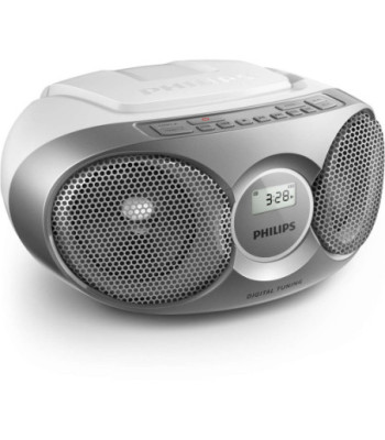 Philips AZ215S/12 ghettoblaster - SØLV