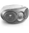 Philips AZ215S/12 ghettoblaster - SØLV