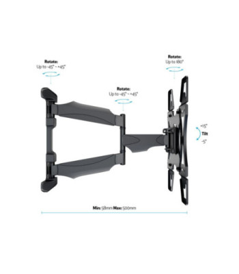 M VESA Flexarm Full Motion Single - M1725