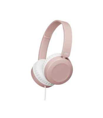 JVC HA-S31M-P-E on-ear hovedtelefon med fjernbetjening og mikrofon - PINK