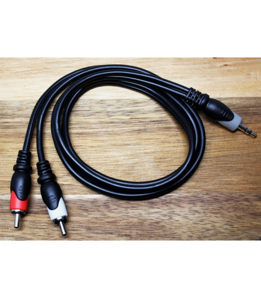 Hall Audio mini-jack til phono - 5 meter