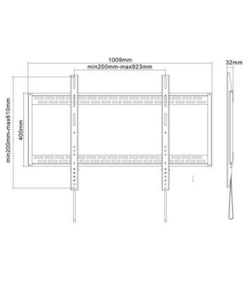 Harmony DB810 universal vægbeslag til store TV