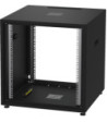 MONACOR Metalrack gulv 12U - RACK-12S/SW