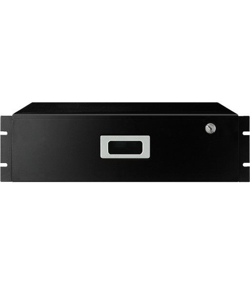 MONACOR 19´´ rackskuffe 3U - RCS-53/SW