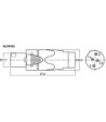NEUTRIK Speakon-stik hun - NLT4FXX