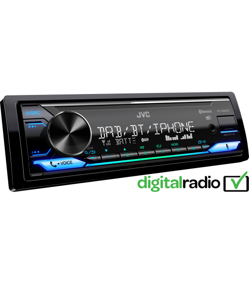 JVC KD-X482DBT DAB+ autoradio - BLÅ