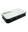 Sandberg USB 3.0 Hub - 4 ports USB hub - USB 3.0 - 4 ports - Hvid