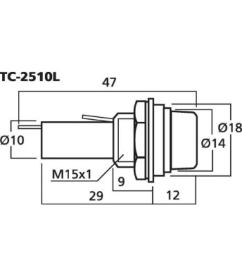 Sikringsholder - TC-2510L MONACOR