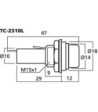 Sikringsholder - TC-2510L MONACOR