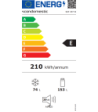 SCANDOMESTIC SKF 297 W - FRITSTÅENDE KØLEFRYSESKAB