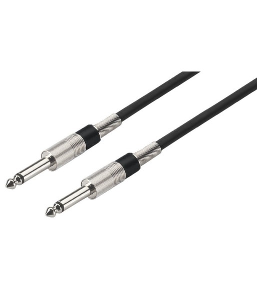 Jackkabel 1m sort - MCC-100/SW Monacor