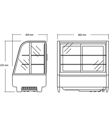 SCANDOMESTIC RTW 101 BE - KØLESKAB