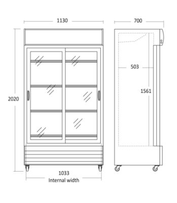 SCANDOMESTIC SD 1002 SLE - KØLESKAB