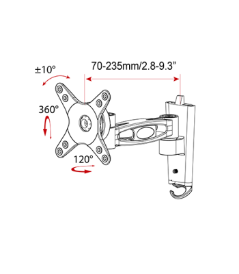 Vision Mounts VM-L38 vægbeslag