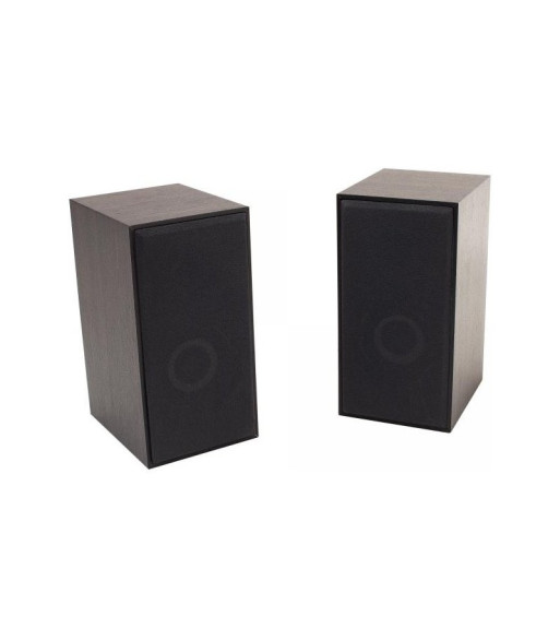 Sbox SP-649 PC-højttalere i brun trælook