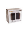 Sbox SP-649 PC-højttalere i brun trælook