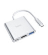 HOCO HB14 USB-C hub - SØLV