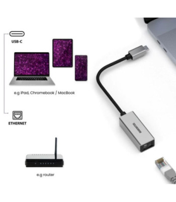 Marmitek USB-C til Ethernet adapter