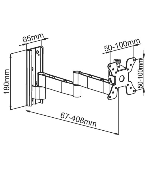 MyWall PL3 vægbeslag med udtræk