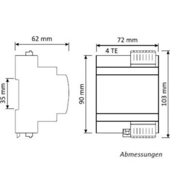 MONACOR 100V PA forstærker DIN - EPS30/100V-MI