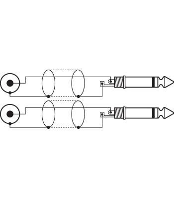 Jack-phonokabel 3m - MCA-304 MONACOR