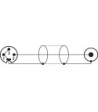 Phono-XLR kabel 1.5m - MCA-158 MONACOR
