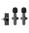 Lippa Dual Wireless Lavalier Microphone With Lightning Connector
