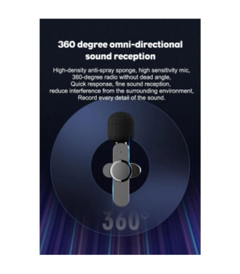 Lippa Dual Wireless Lavalier Microphone With Lightning Connector