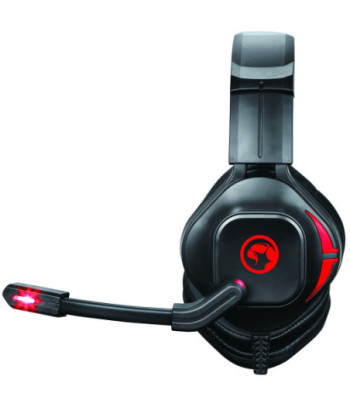 Marvo gaming headset m/mic. Sort/rød