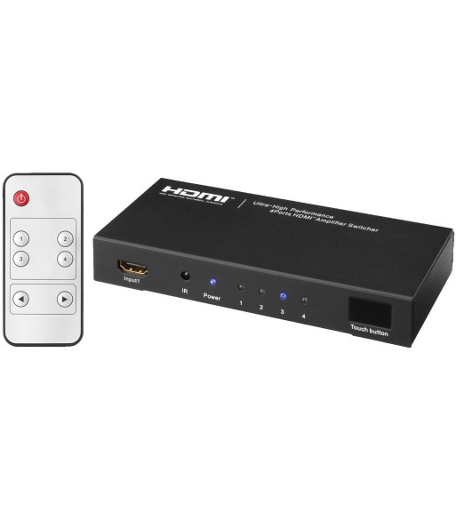 HDMI(TM) omskifter - HDMS-4012 MONACOR