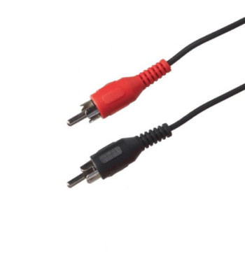 Sinox One Phono kabel. 2,5m. Sort