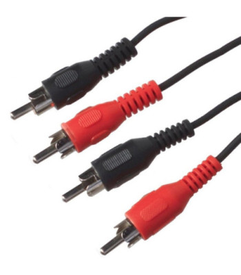 Sinox One Phono kabel. 5m. Sort