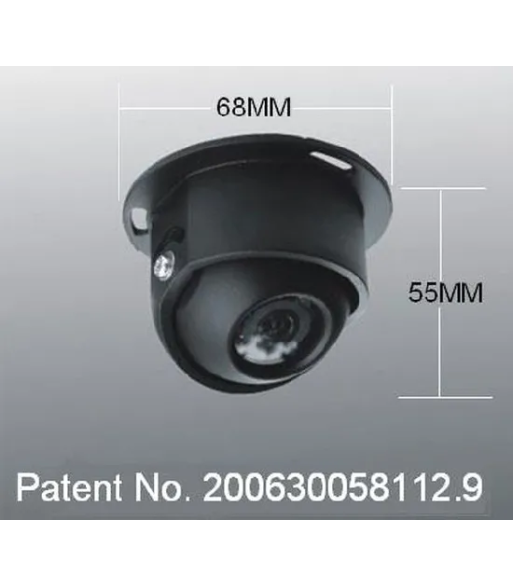 Bakkamera CCD 120G halv kugle form med nat lys