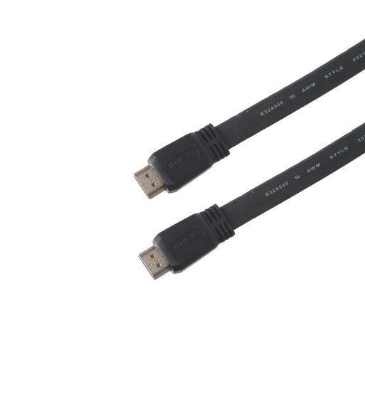 Sinox One HDMI Flat slim kabel. 3m. Sort