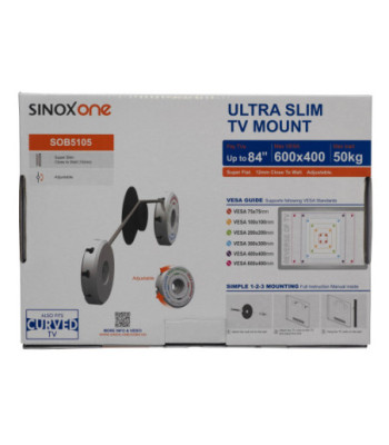 Sinox One Ultra Slim SOB5105 Tv vægbeslag.