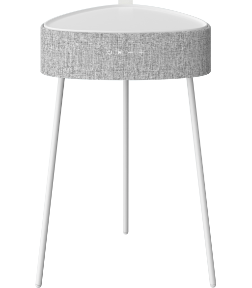 Sinox Bluetooth højttaler og bord i hvid