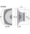 Højttaler - SP-626/8 MONACOR