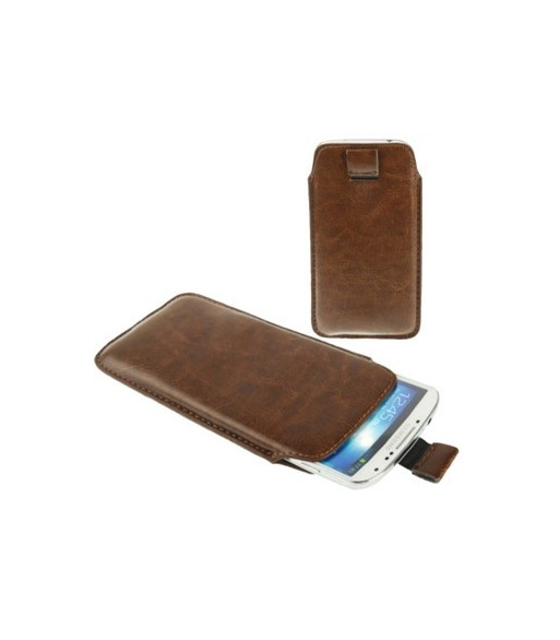 ITSKINS SLEEVE læder lomme XL. Brun