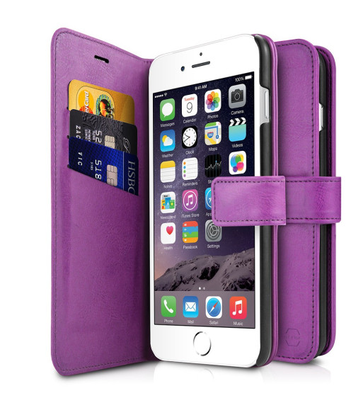 ITSKINS BOOK cover til iPhone 8 / 7 / 6s / 6®. Lilla