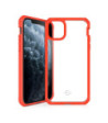 ITSKINS HYBRID SOLID cover til iPhone 11 Pro Max / XS Max®. Koral og gennemsigtig