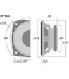 5´´ højttaler - SP-13/4 MONACOR
