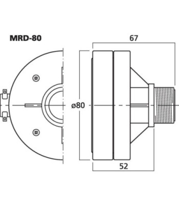 Horn driver - MRD-80 MONACOR