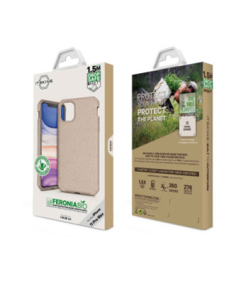 ITSKINS FERONIABIO cover til iPhone 11 Pro Max / XS Max®. Natur