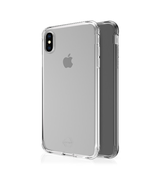 ITSKINS NANO DUO cover til iPhone XS Max®. Sort og gennemsigtig